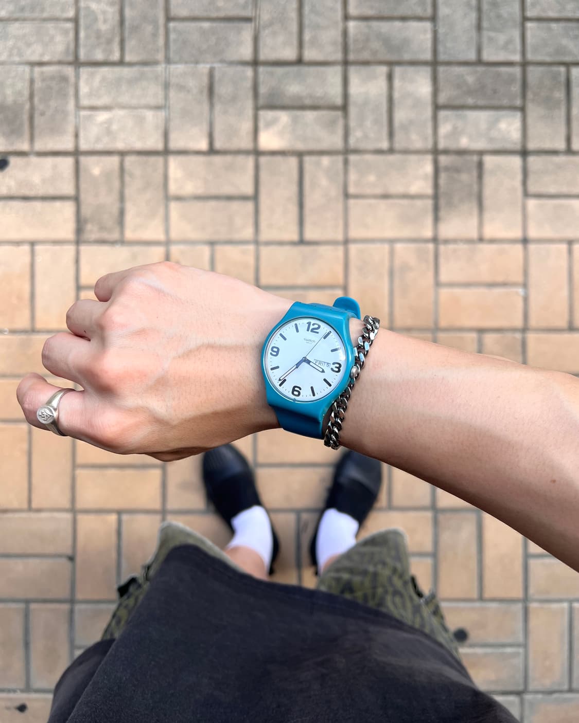 Swatch 스와치 COSTAZZURRA 화이트 다이얼 쿼츠 상품이미지1