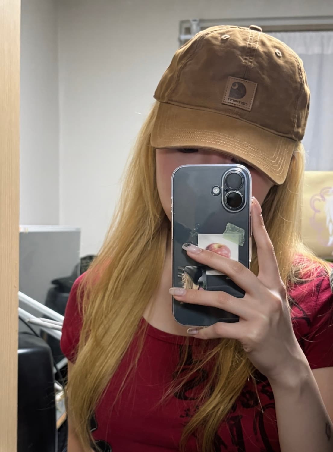 Carhartt 칼하트 브라운 볼캡 상품이미지4