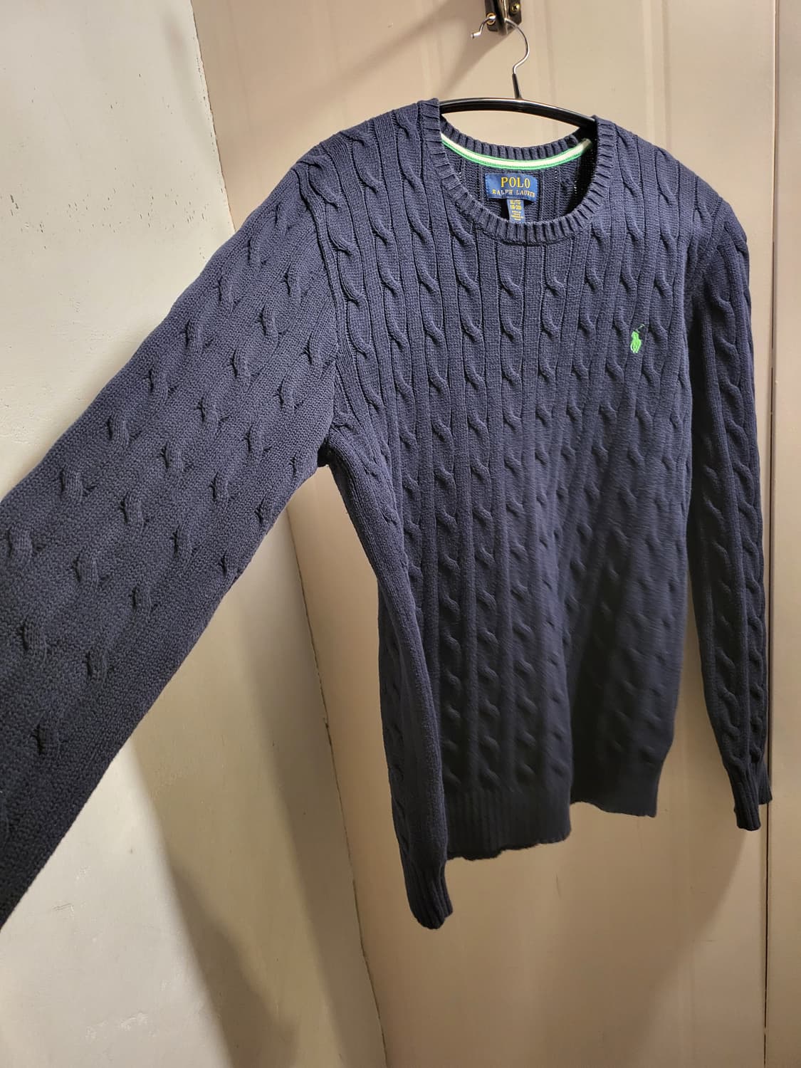 [95]폴로 랄프로렌 네이비 케이블 니트 상품이미지4