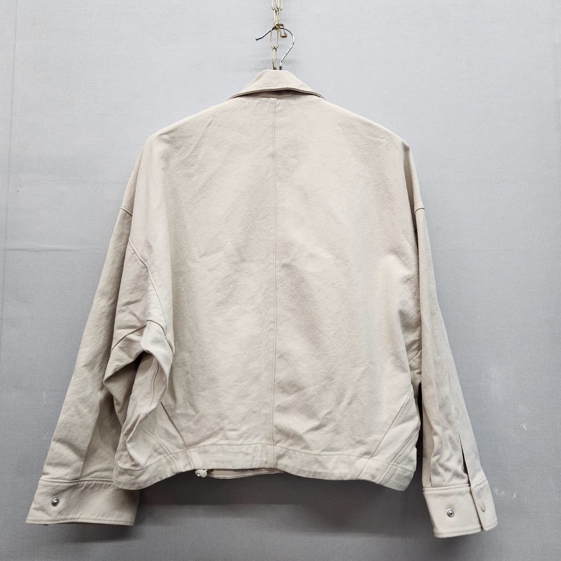 에잇세컨즈 크롭 스트링 봄버자켓 S(2XL) 상품이미지5