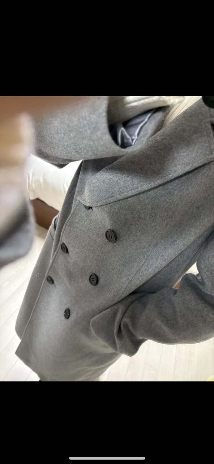 샵엠 roman 캐시미어 코트 그레이 S 상품이미지1