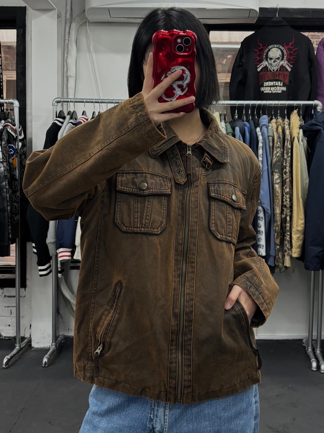 VTG 그런지 코튼 퀼팅 자켓 상품이미지4