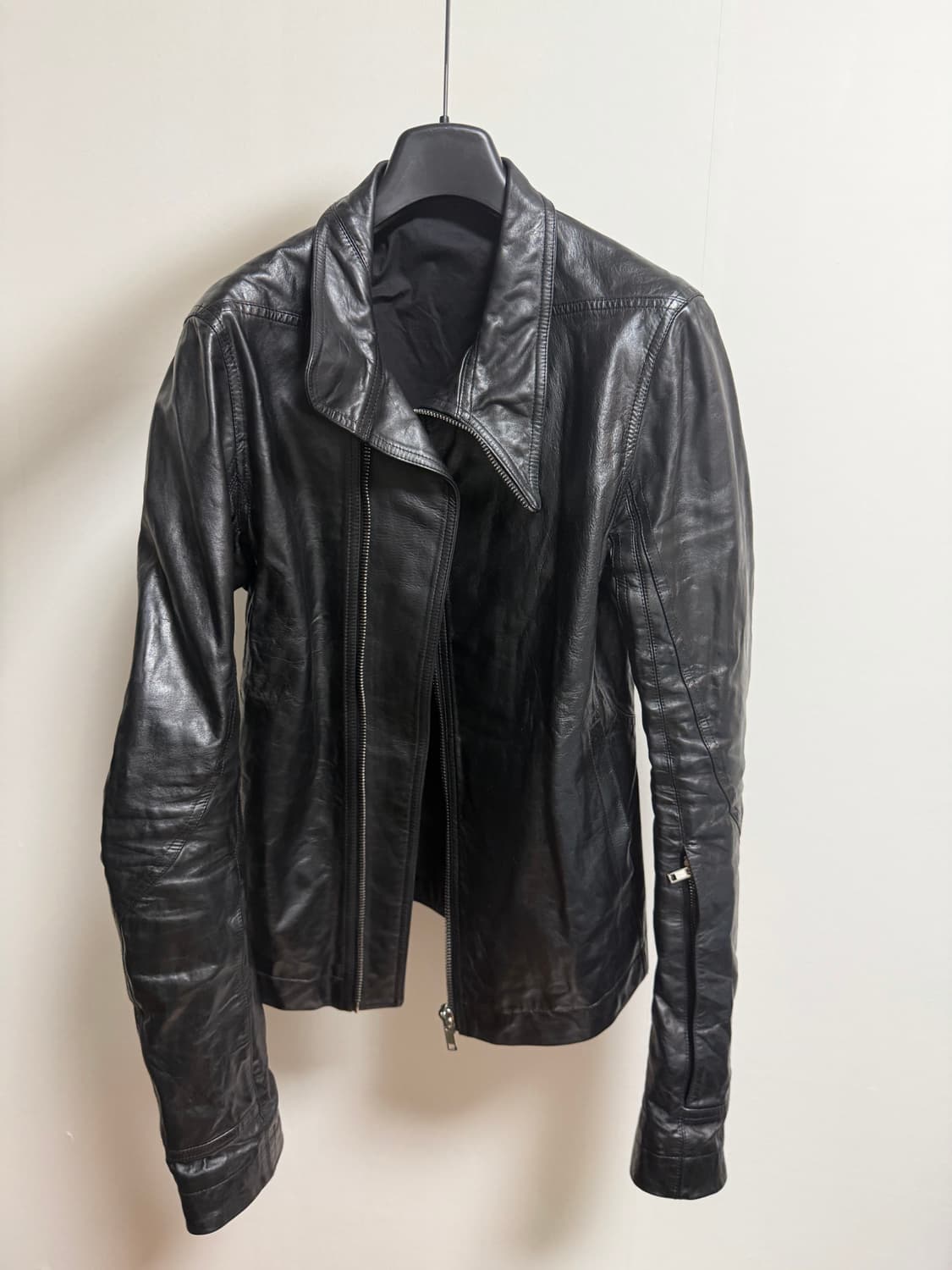 릭오웬스 17fw 몰리노 레더 자켓 48 상품이미지1