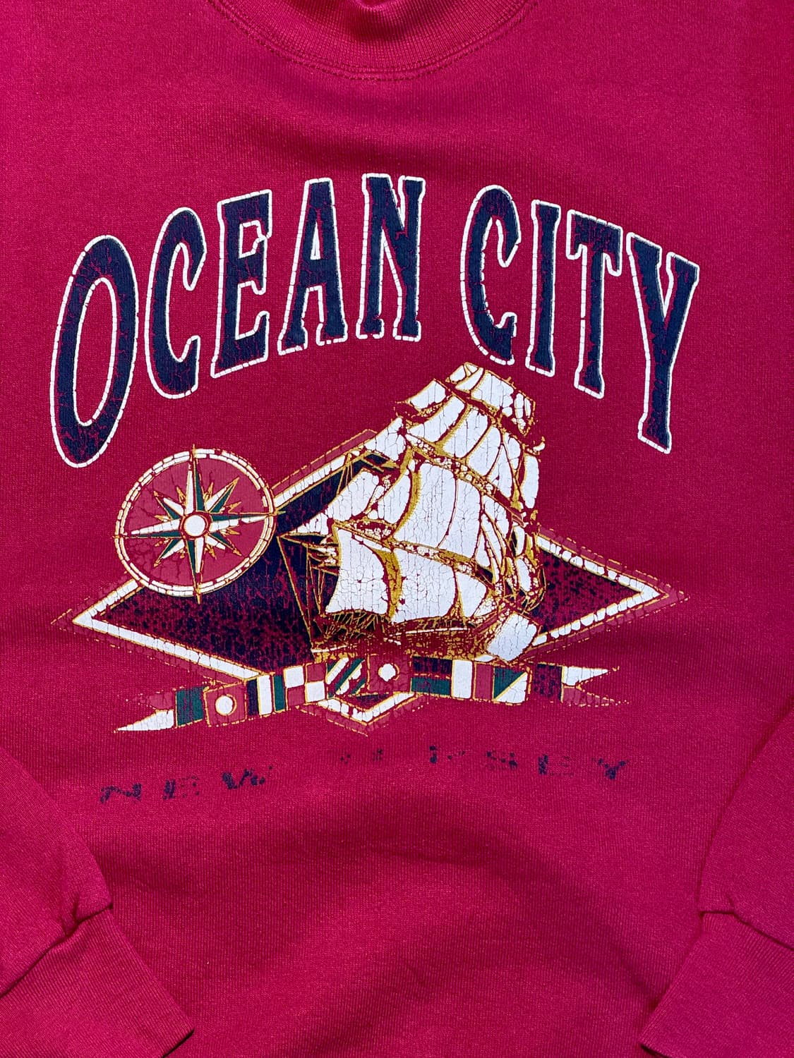 90s 프룻오브더룸 빈티지 Ocean City 스웻셔츠 상품이미지2