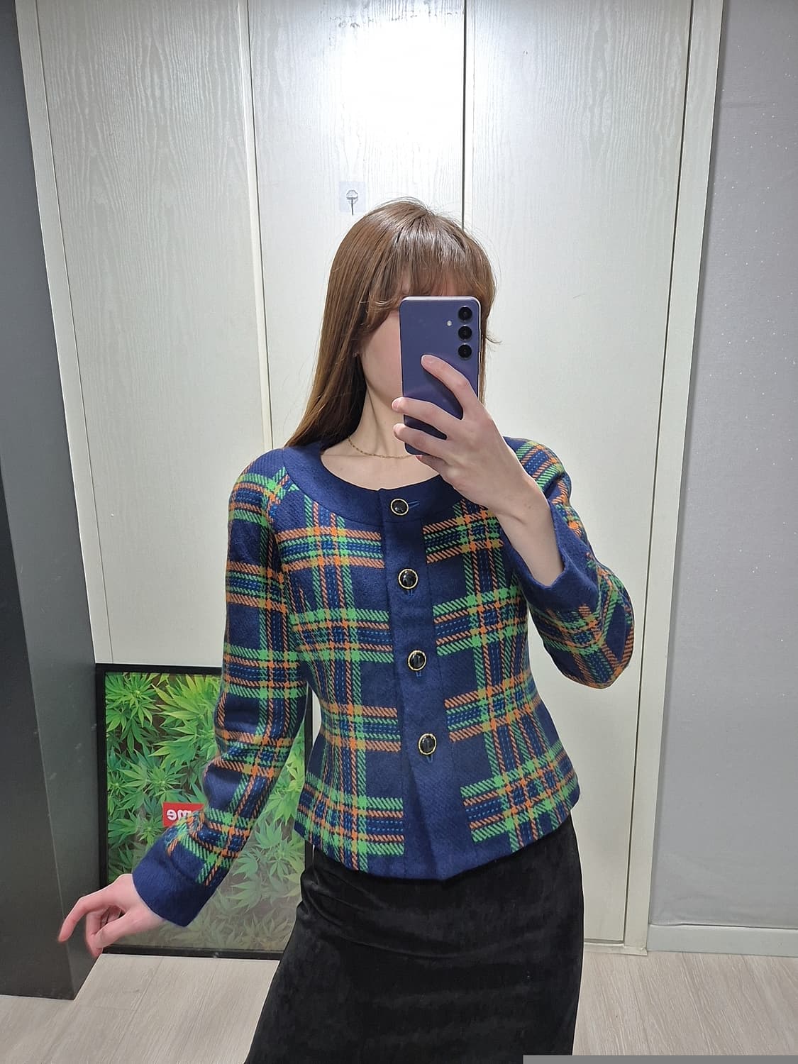 LEWISVAGLI 체크 패턴 빈티지자켓 상품이미지6