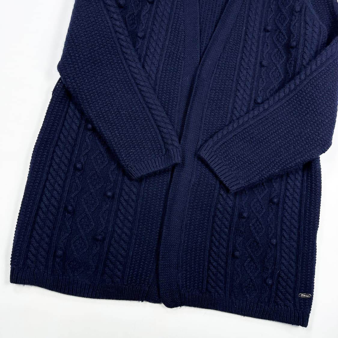라코스테 크록 네이비 케이프 니트 가디건 (S 여성추천) 상품이미지3