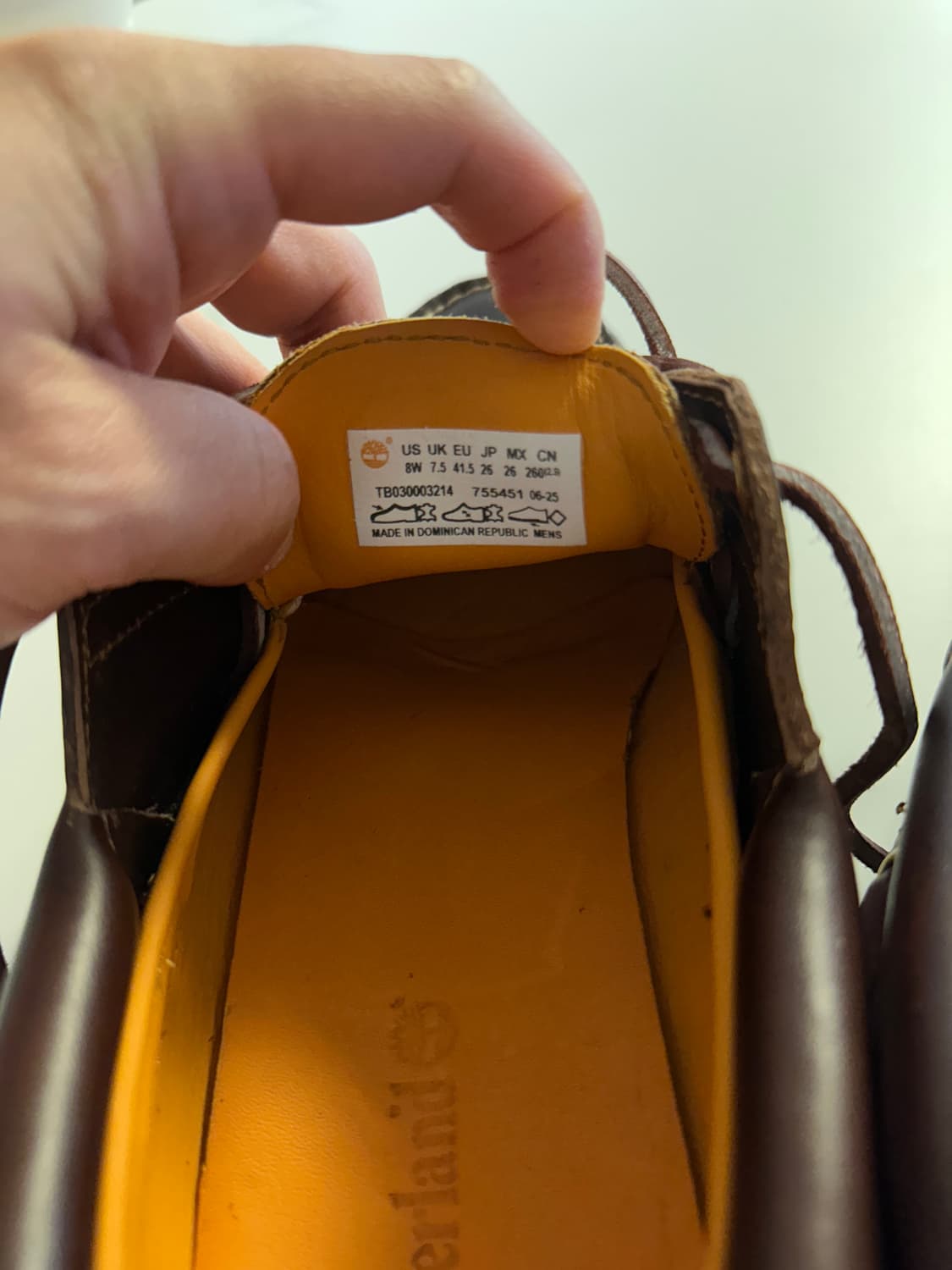 팀버랜드 클래식 보트슈즈 새거 260사이즈 팔아요 상품이미지3