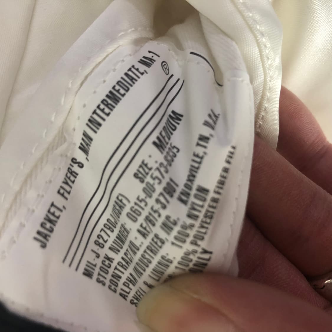 알파인더스트리 나사 ma1 상품이미지8