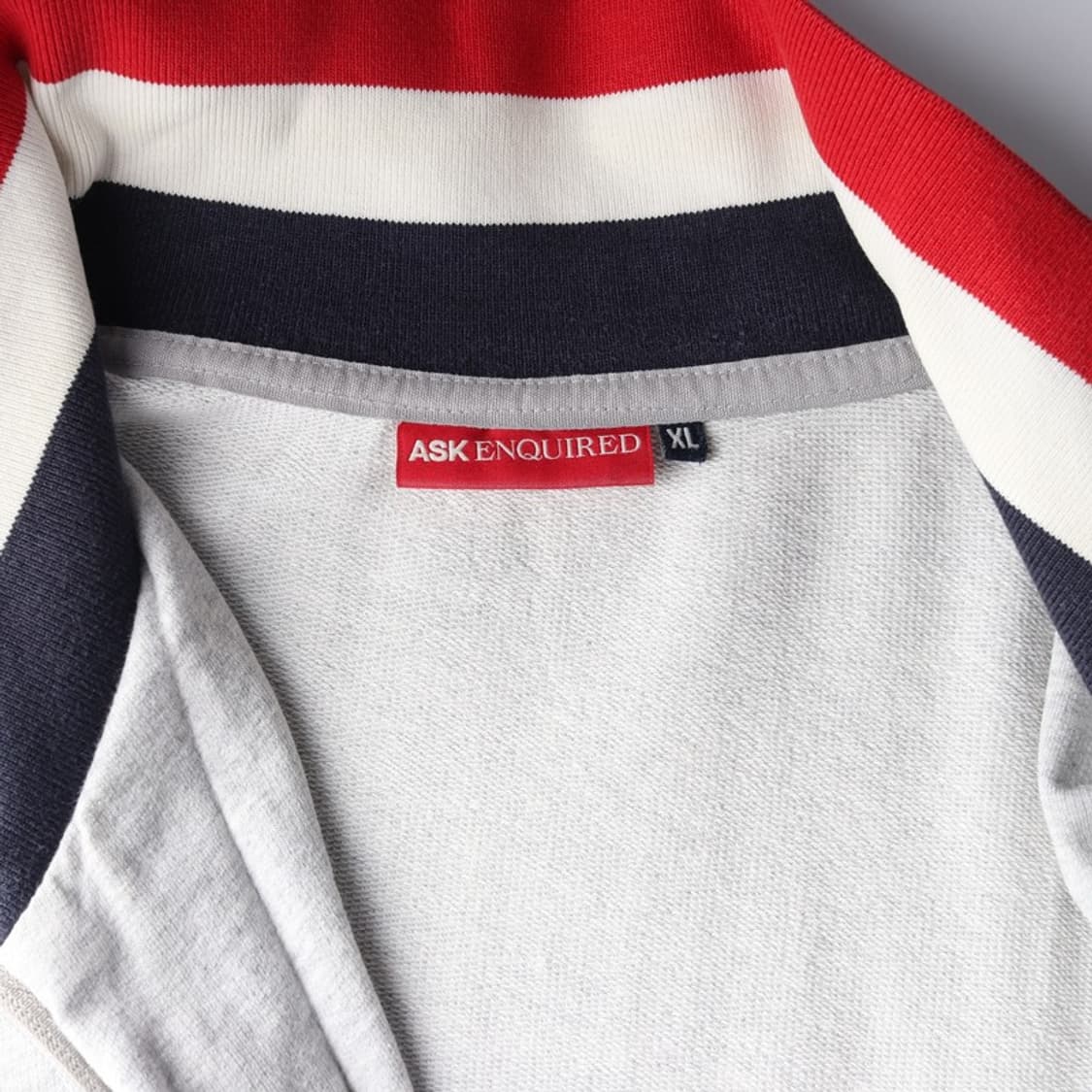 ASK ENQUIRED 브리티시 유니언잭 패치 집업 XL 상품이미지5
