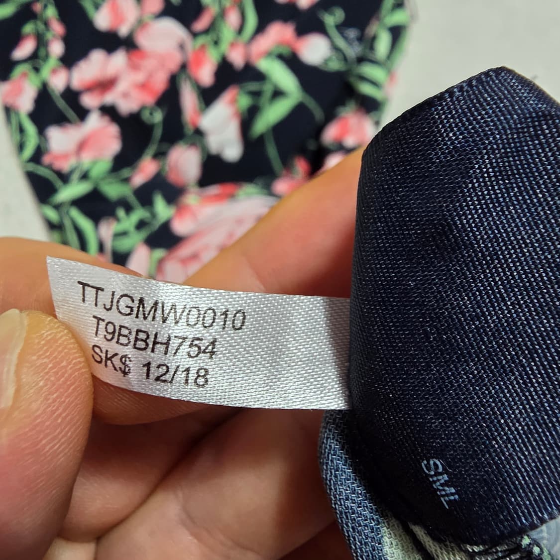 (6)여성 타미힐피거 플라워 금장단추 원피스 상품이미지5