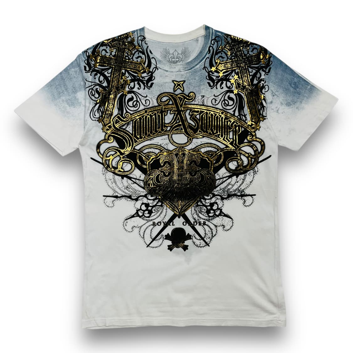 Xzavier Cross Skull Graphic T-shirt 상품이미지3