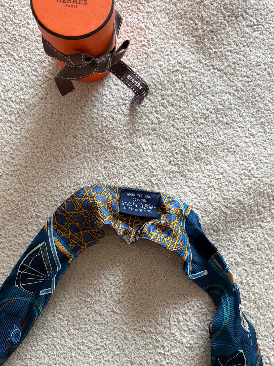에르메스 트윌리 스카프 블루 상품이미지2