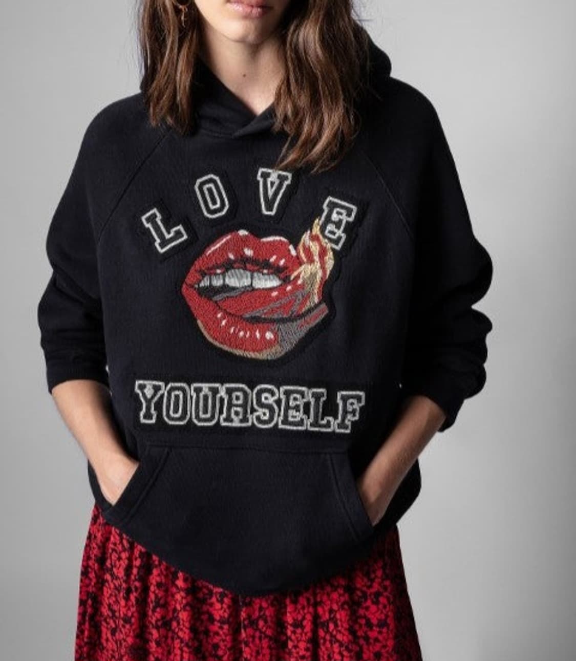 쟈딕엔 볼테르 Georgy Mouth 블랙 후드티 상품이미지3