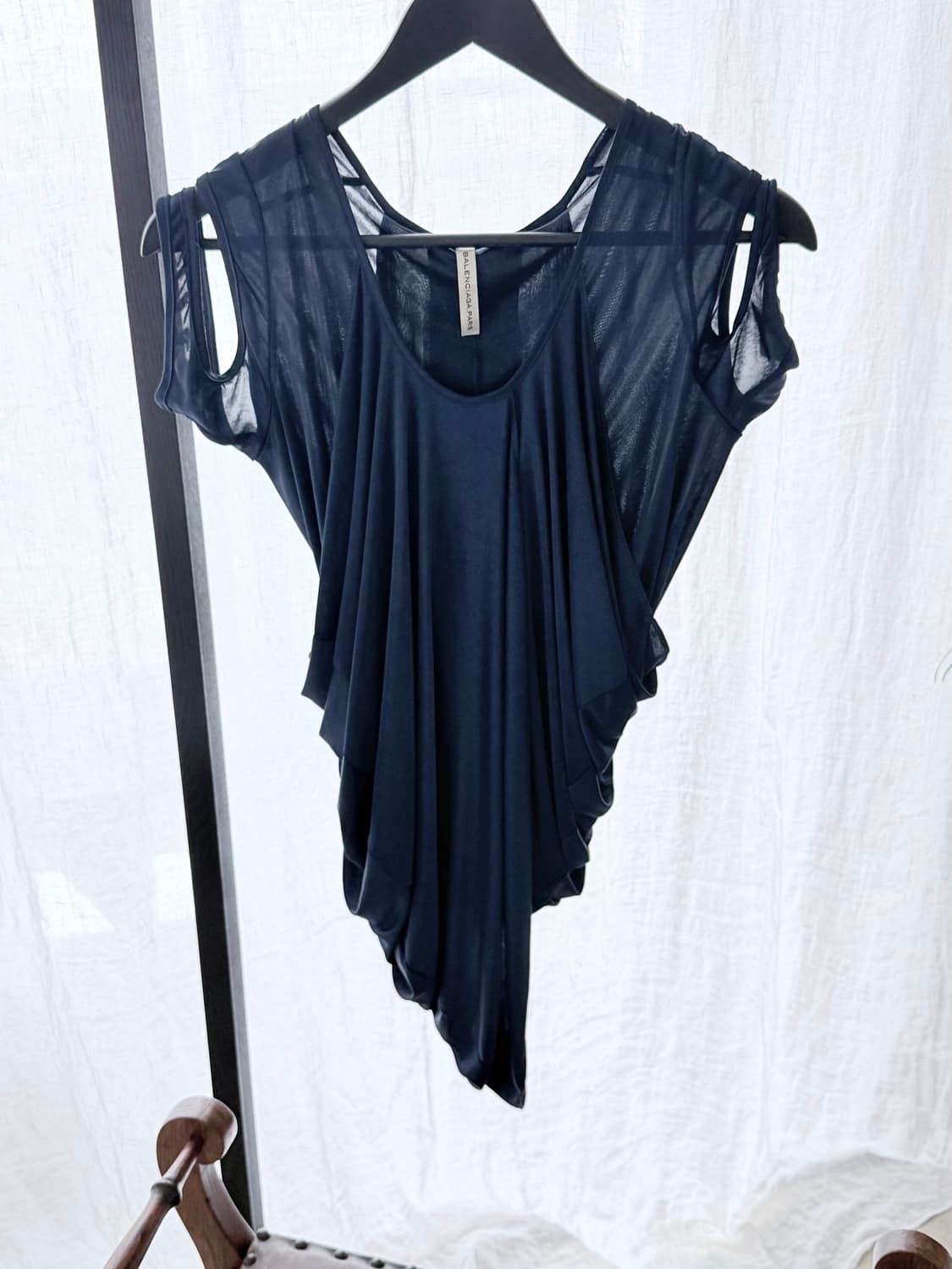 balenciaga 2004 cut out drape top 상품이미지7