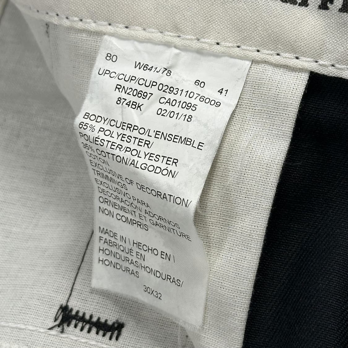 디키즈 874 오리지널 블랙 치노팬츠 (30인치) 상품이미지6