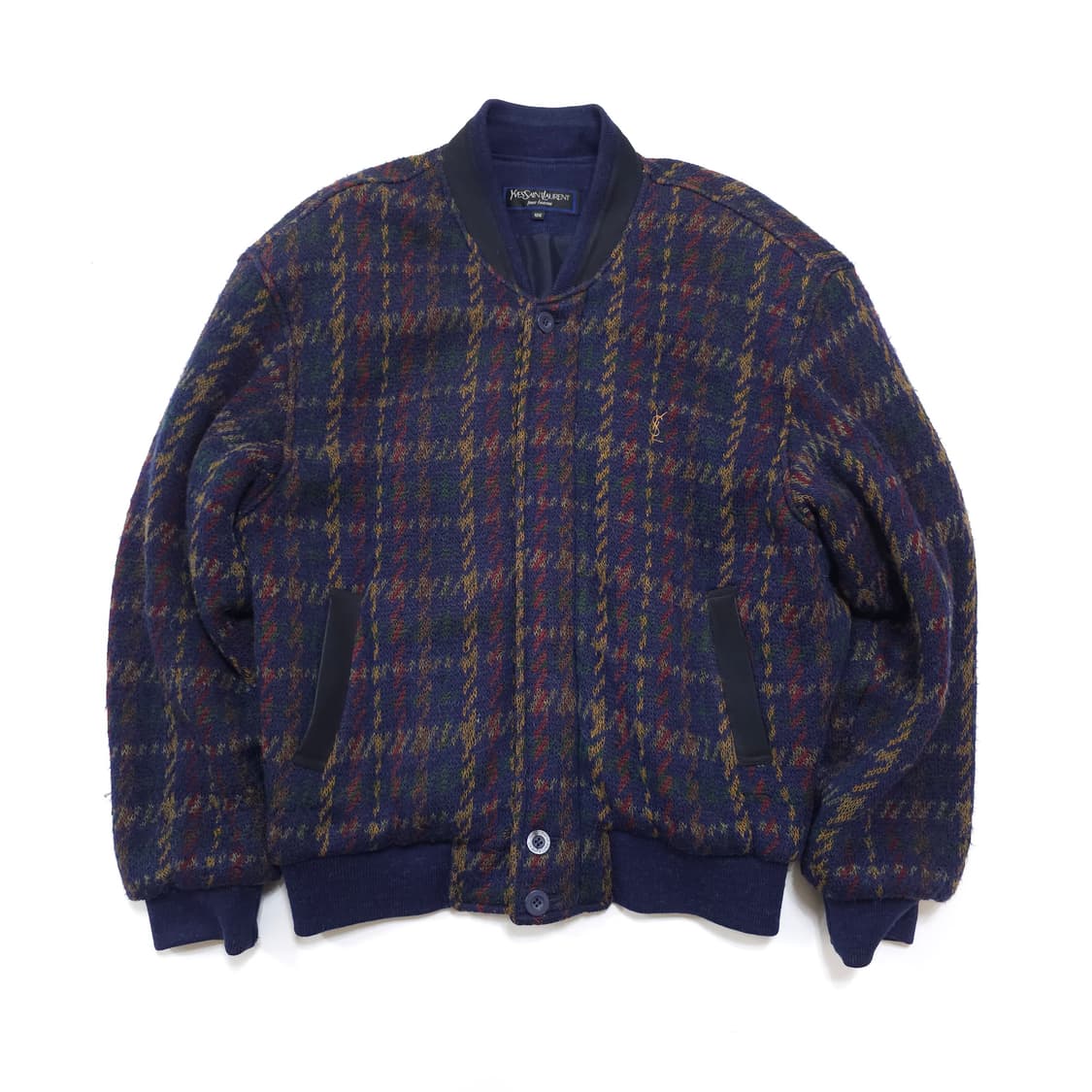 입생로랑 90s 울배색 바시티 자켓 상품이미지1