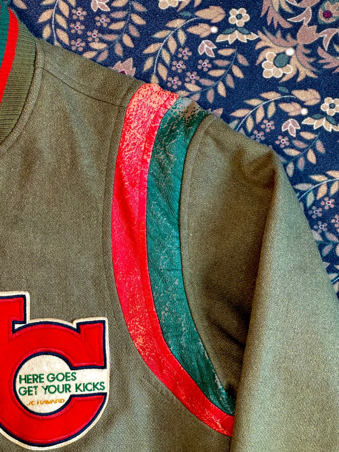 일본 빈티지 울 바시티 자켓 상품이미지3