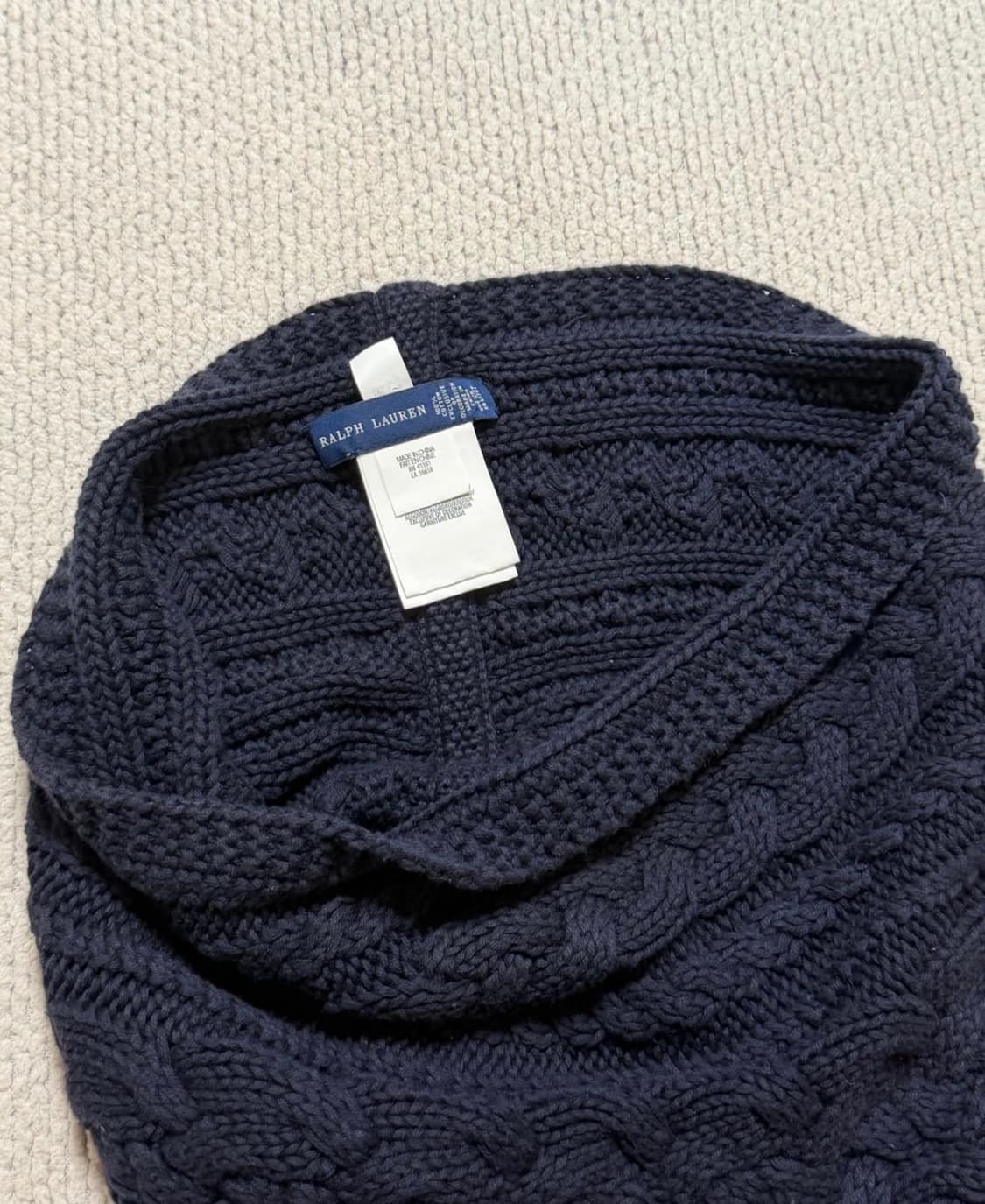 폴로 랄프로렌 니트 넥 워머 상품이미지2