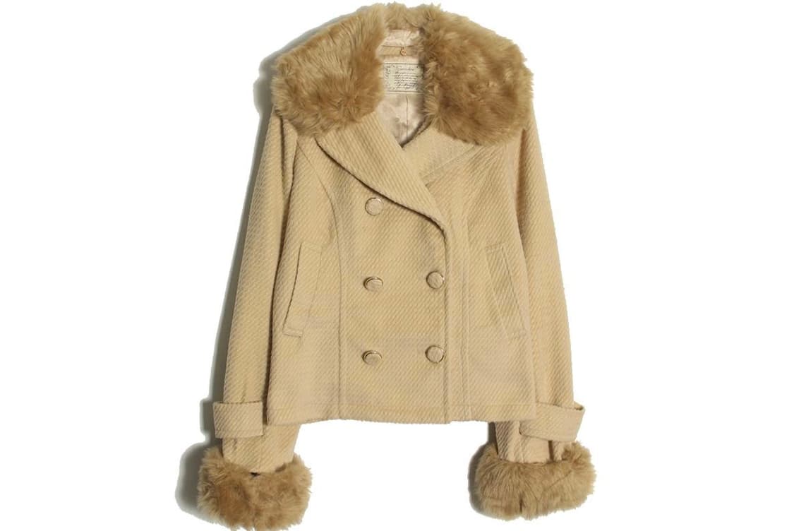 SORRIDERE 갸루 라떼갸루 퍼자켓 퍼코트 퍼후드 로맨틱 모리걸 상품이미지1