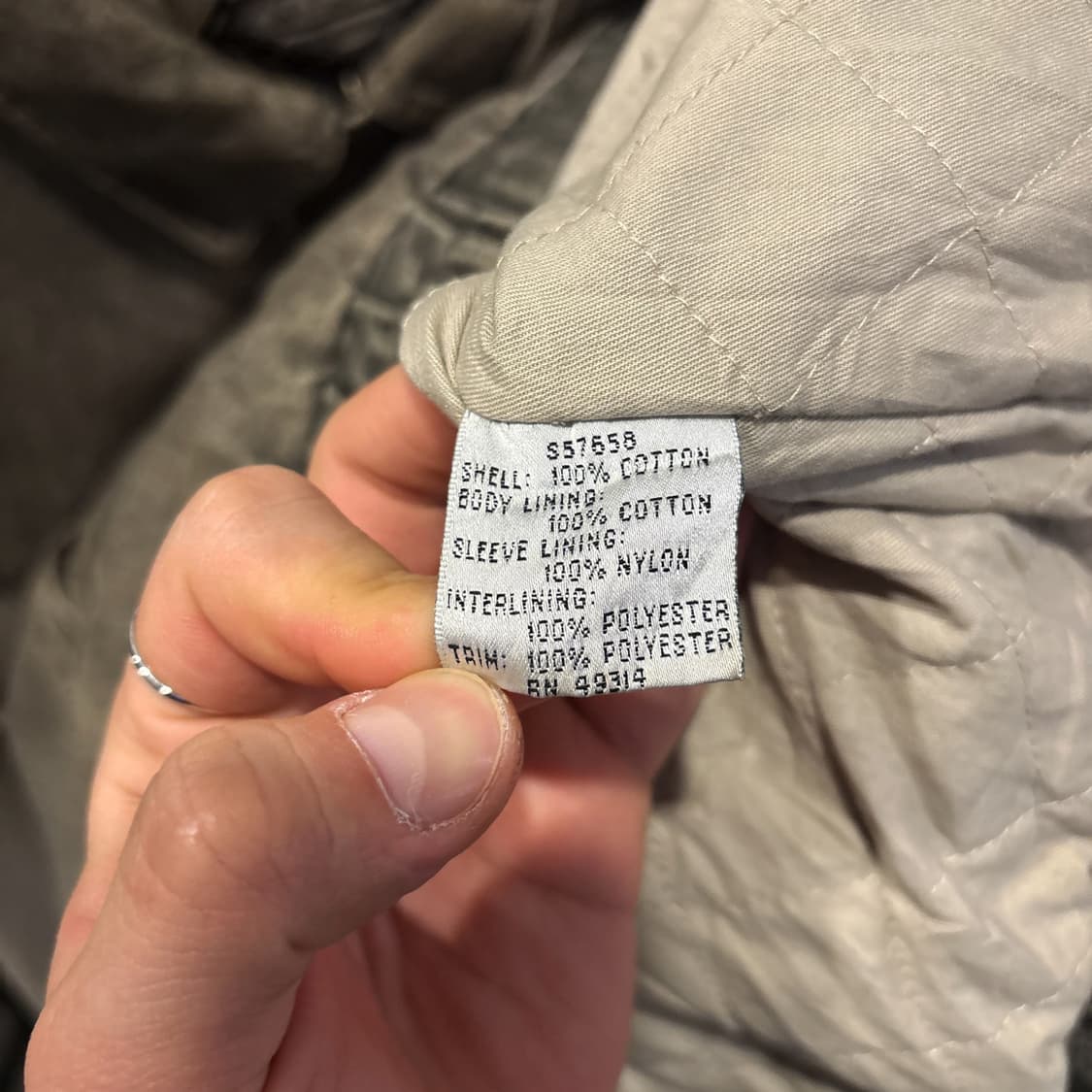 USA VINTAGE 데님 투톤 바시티 워크자켓 소매배색 자수 디테일 상품이미지9