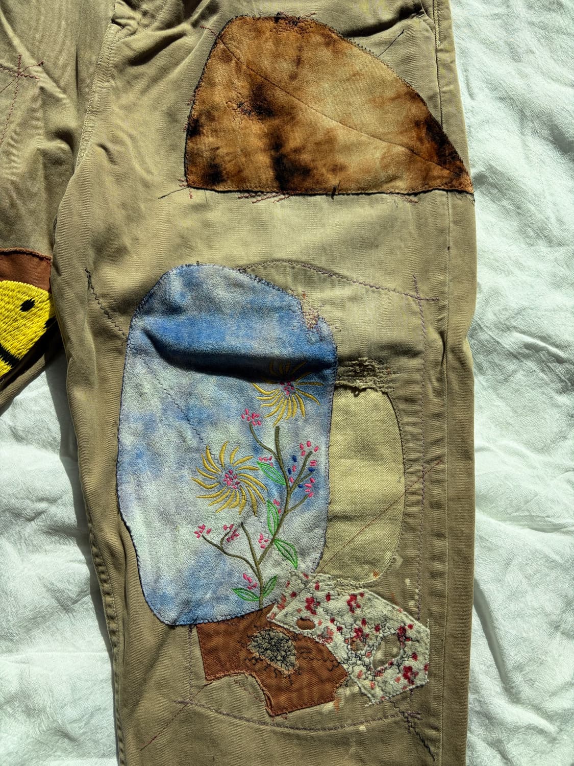 캐피탈 카츠라기 하이 웨이스트 님 팬츠 베이지 2사이즈 상품이미지2