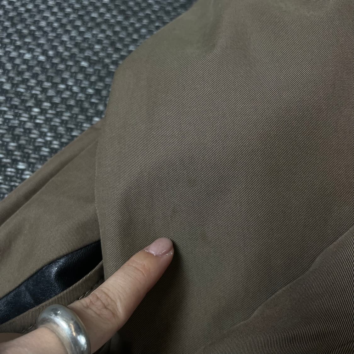 휴고보스 브라운 더블 트렌치 코트 상품이미지7