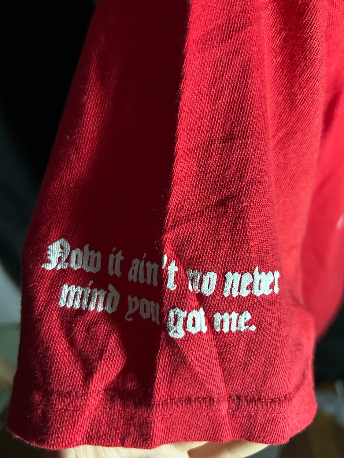 Beaumere script red short sleeve 상품이미지6