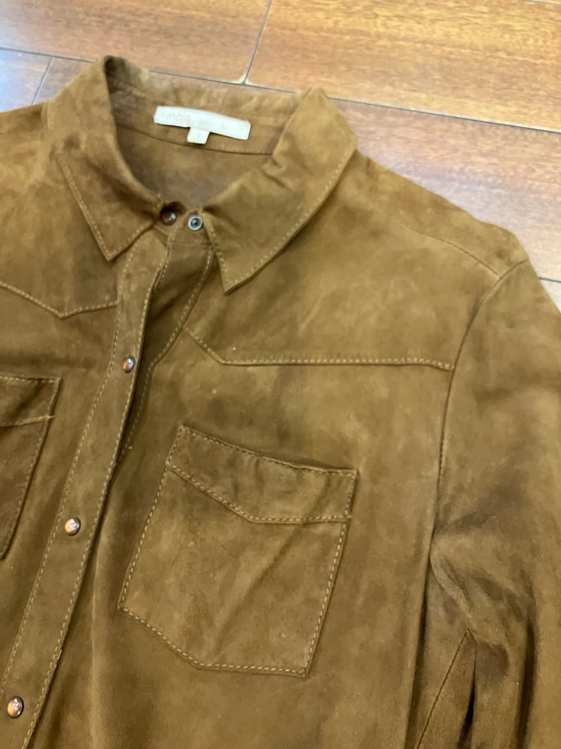 마쥬 스웨이드셔츠  상품이미지3