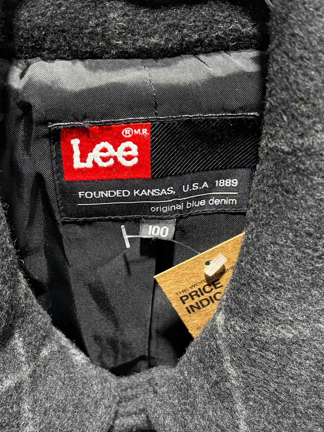 L Lee 리 1889 오리지널 체크패턴 더플코트 상품이미지5