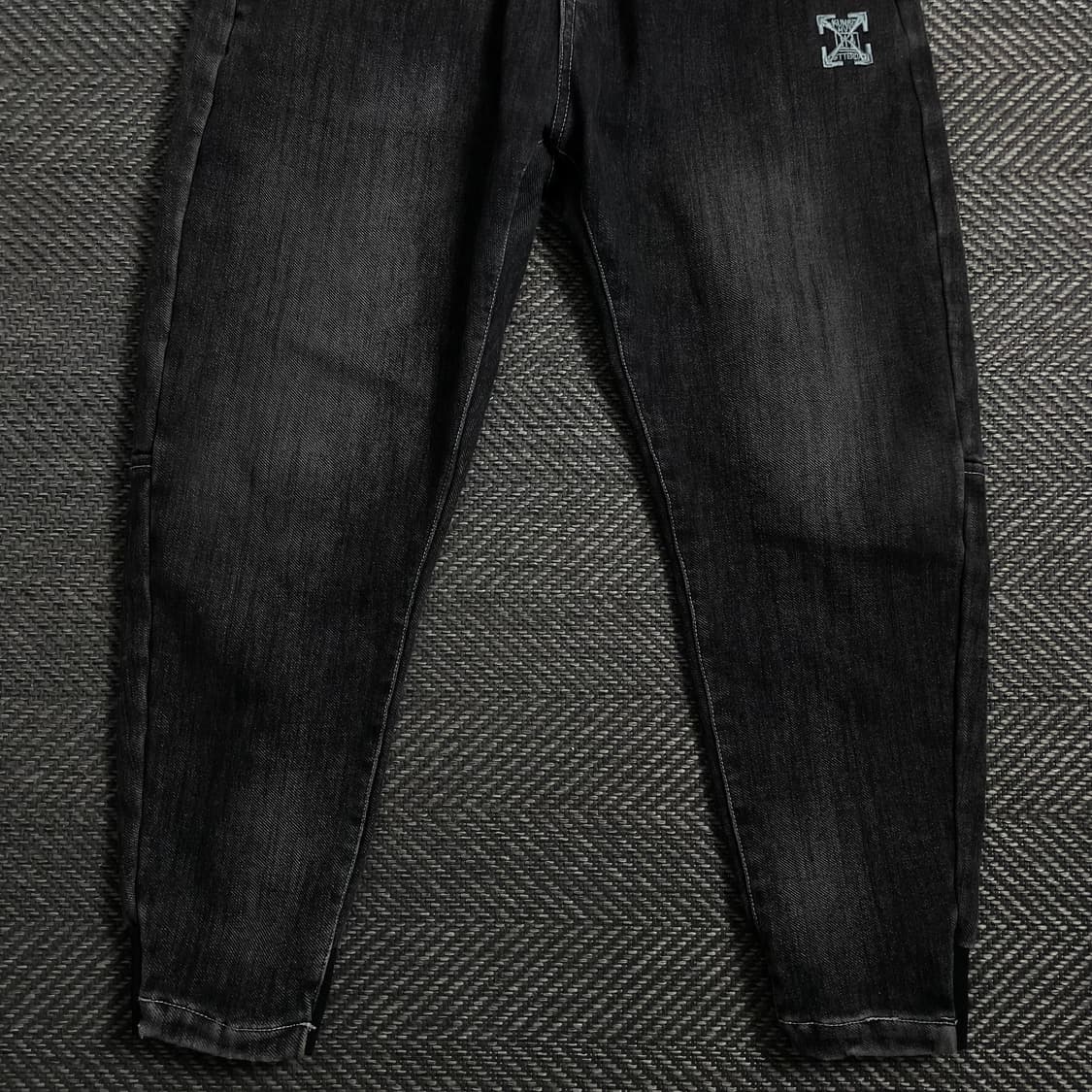 KUNSTSTTERD 백 자수로고 흑청 조거 팬츠 y 4389 상품이미지3