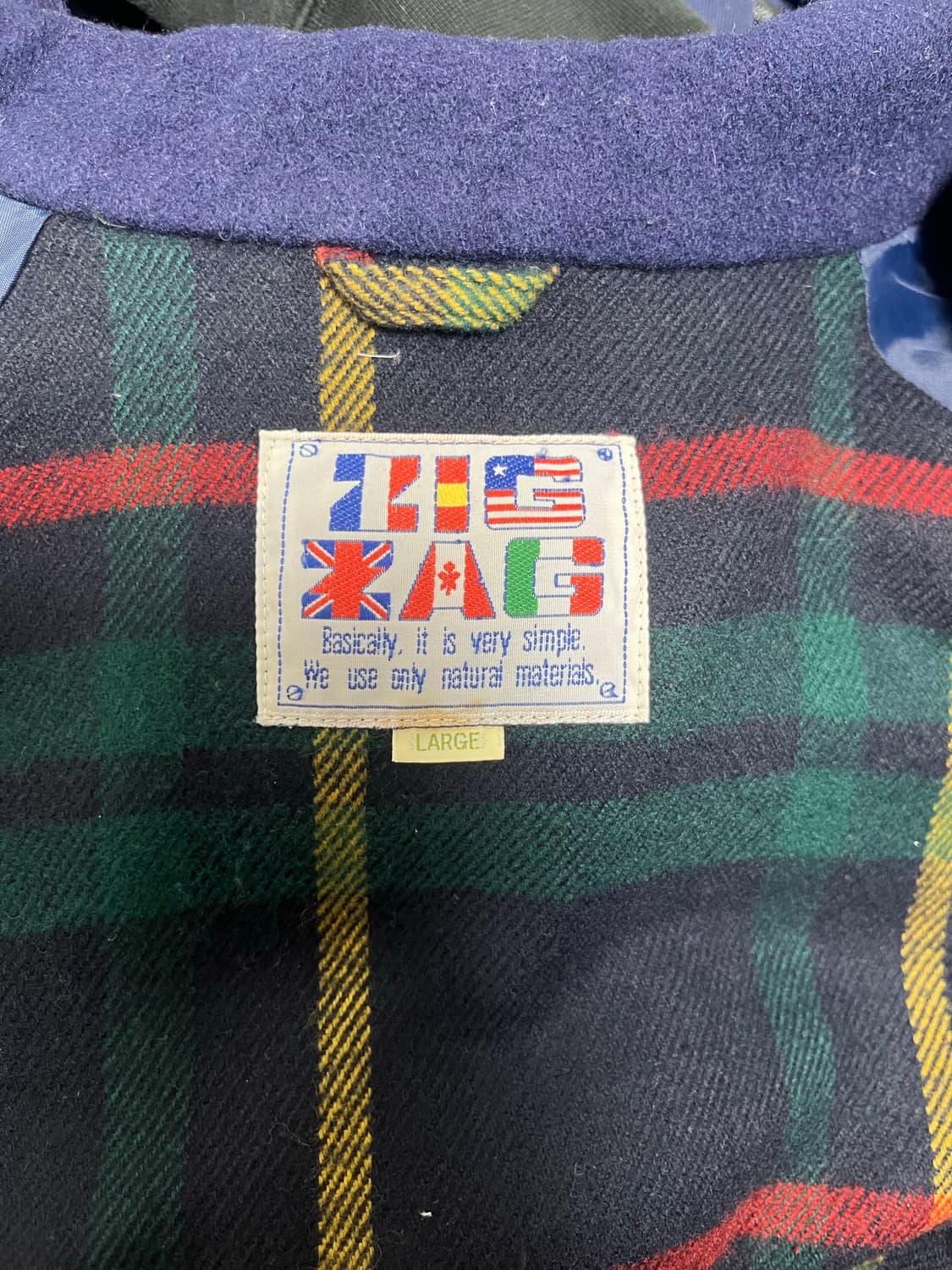 모직 블루종 프레피 빈티지 점퍼 상품이미지4