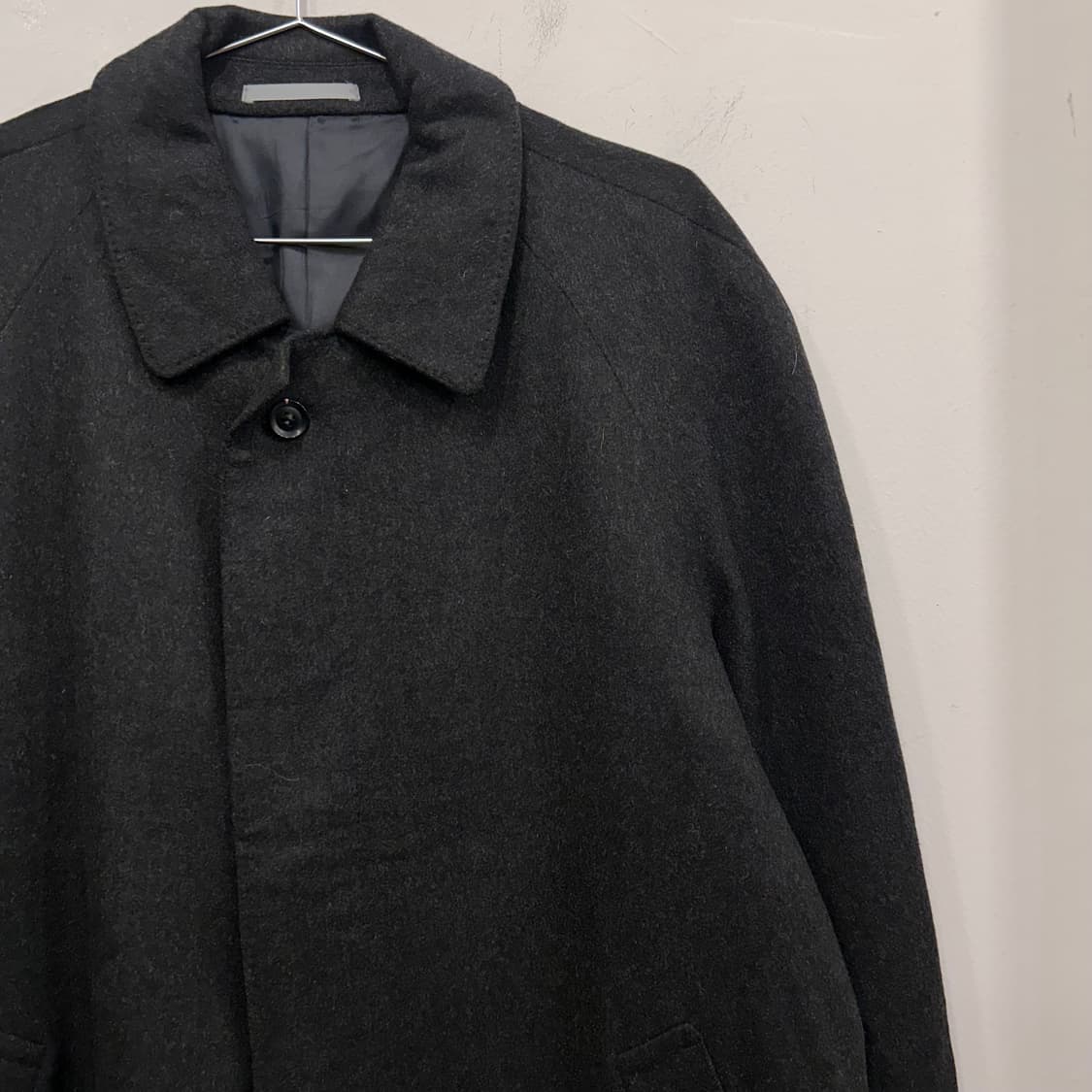 란셀 퓨어 케시미어 100 히든버튼 롱코트 상품이미지1