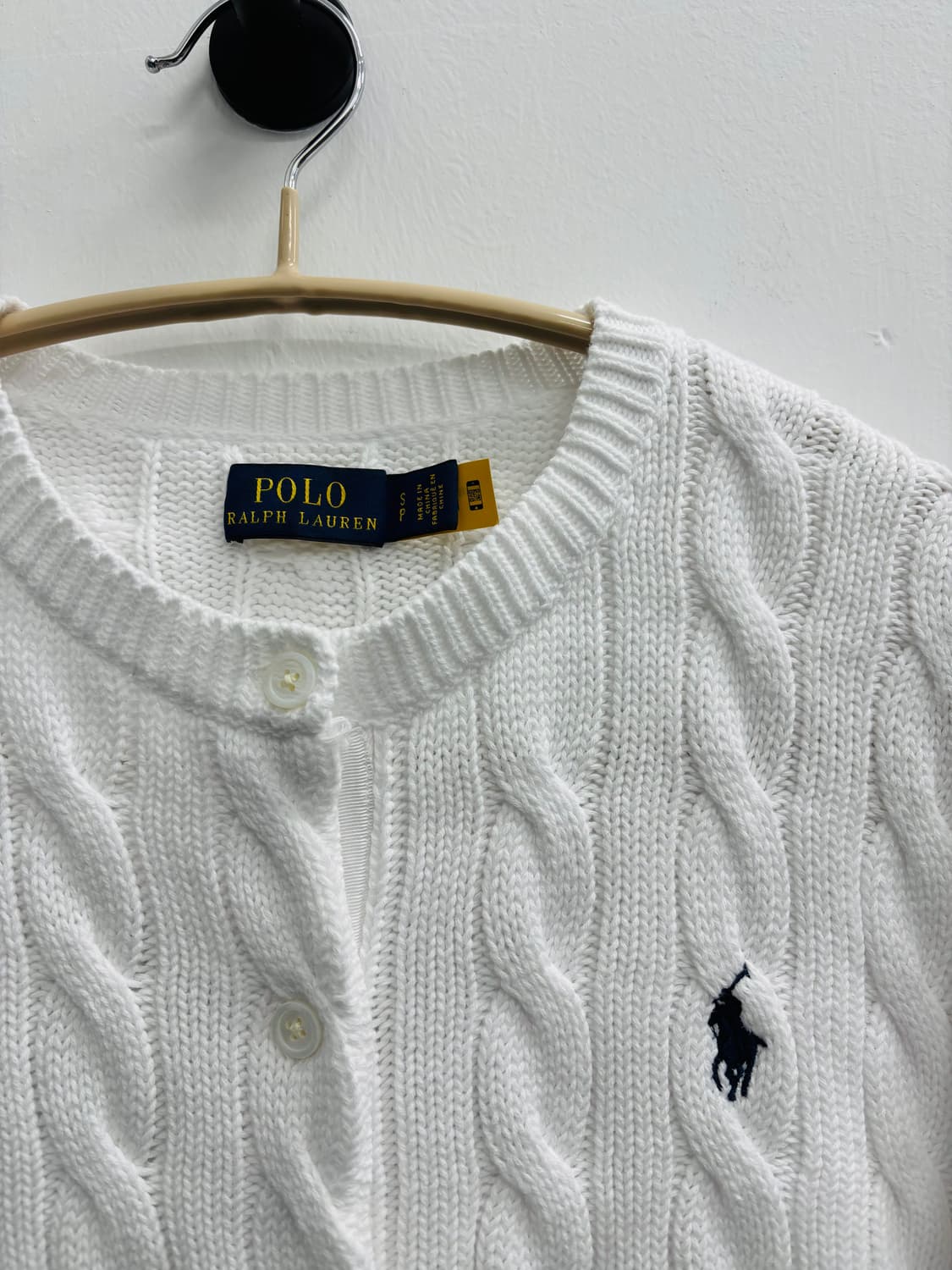 폴로 랄프 로렌 코튼 케이블 니트 가디건 상품이미지2