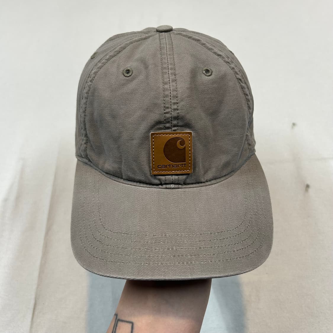 칼하트 워크웨어 볼캡 모자 차콜 그레이 상품이미지2