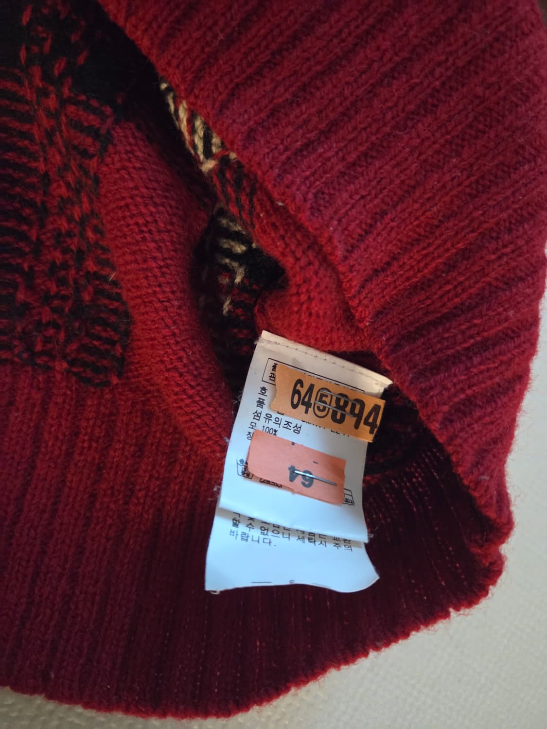 폴로랄프로렌 체크 울 니트 상품이미지5