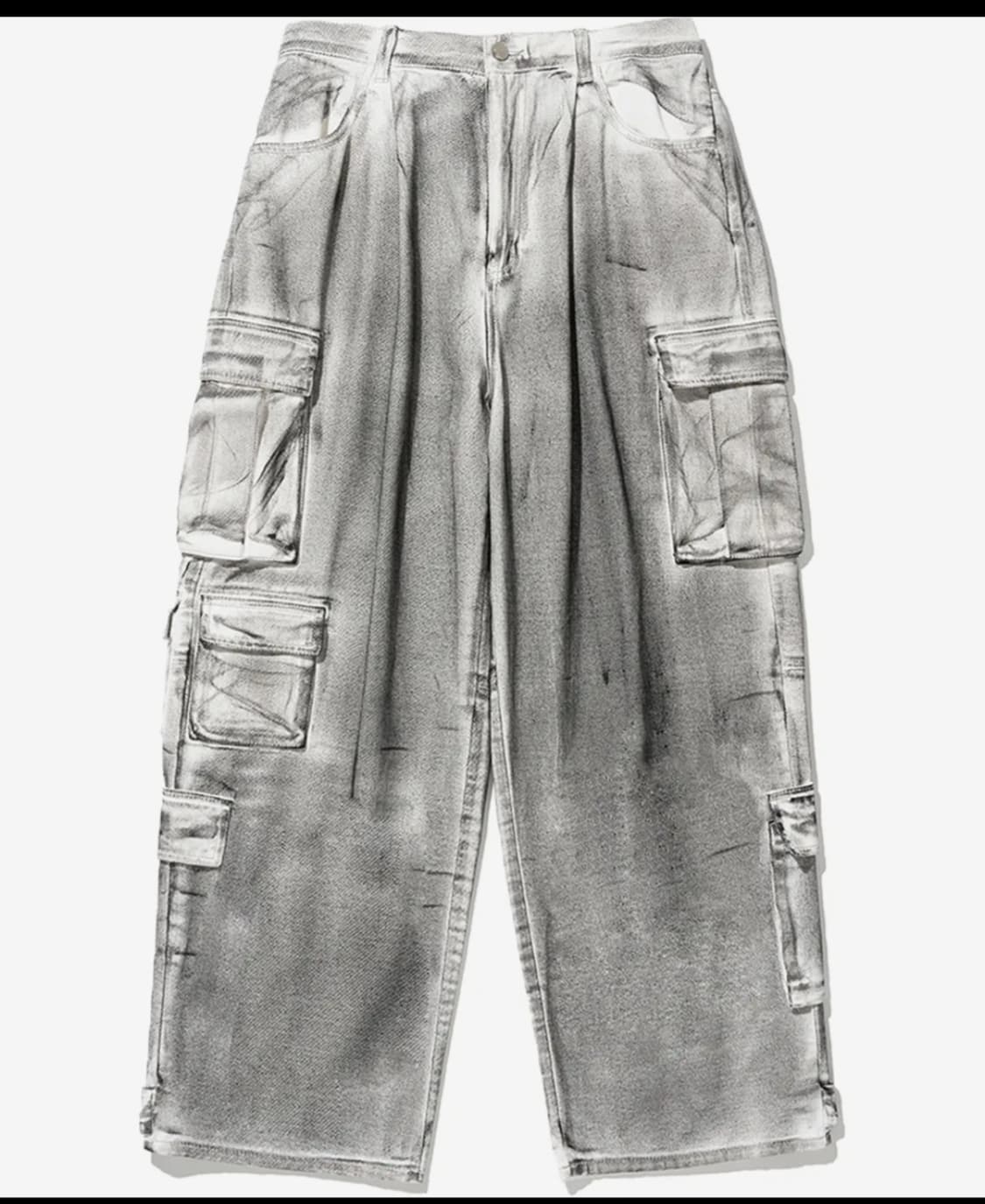 낫포너드 더티 워싱 멀티 카고 데님팬츠 상품이미지1