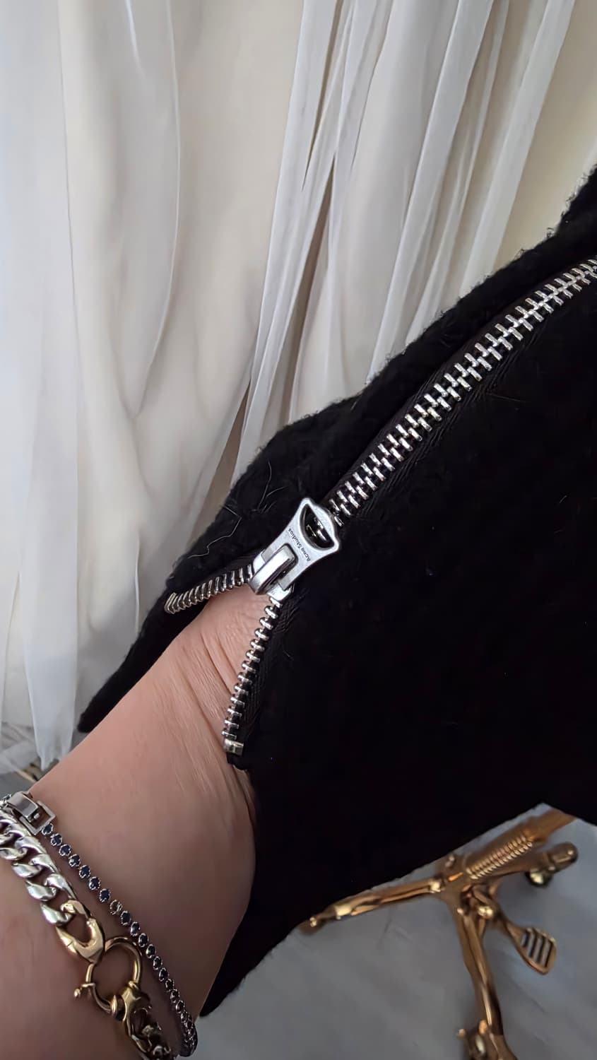 아크네 스튜디오 블랙 울 니트 76(XS) 상품이미지4