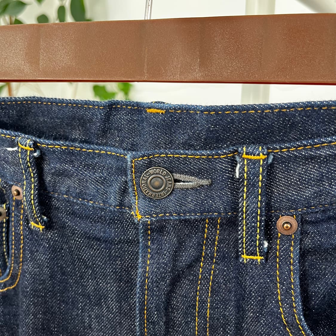 빔즈플러스 셀비지 데님팬츠 M 상품이미지4