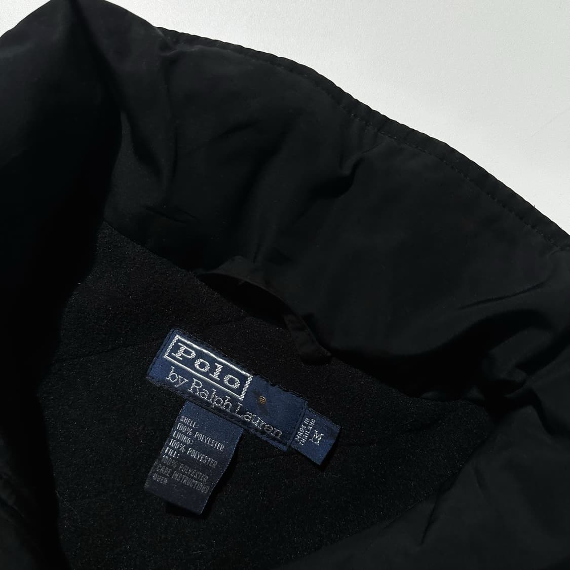 폴로 랄프로렌 폴리쉘 페리 블루종 자켓 블랙 상품이미지4