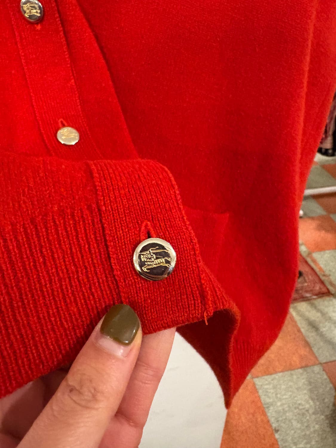 버버리 니트조끼 상품이미지2