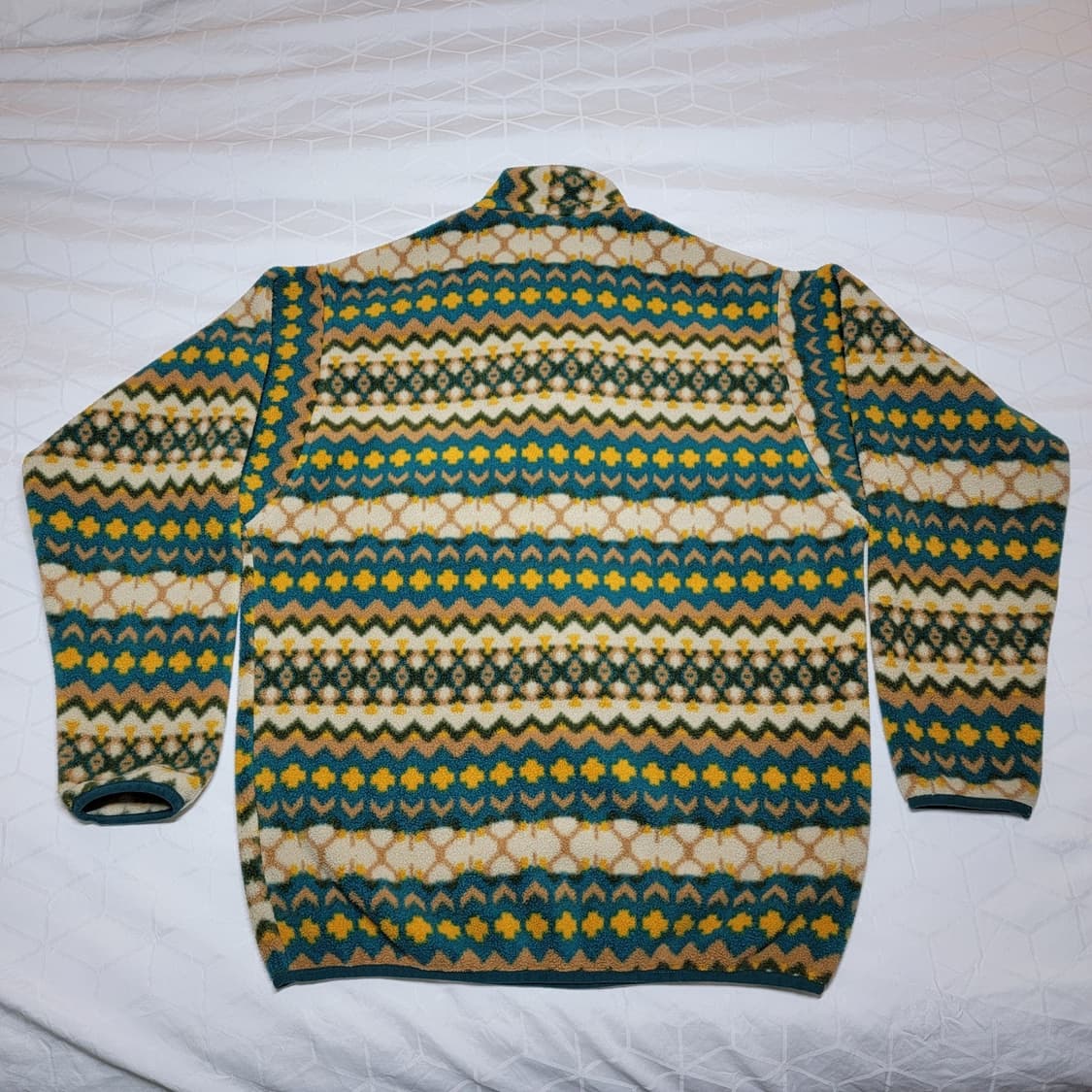 파타고니아 신칠라 스냅-T 그린/옐로우 패턴 상품이미지7