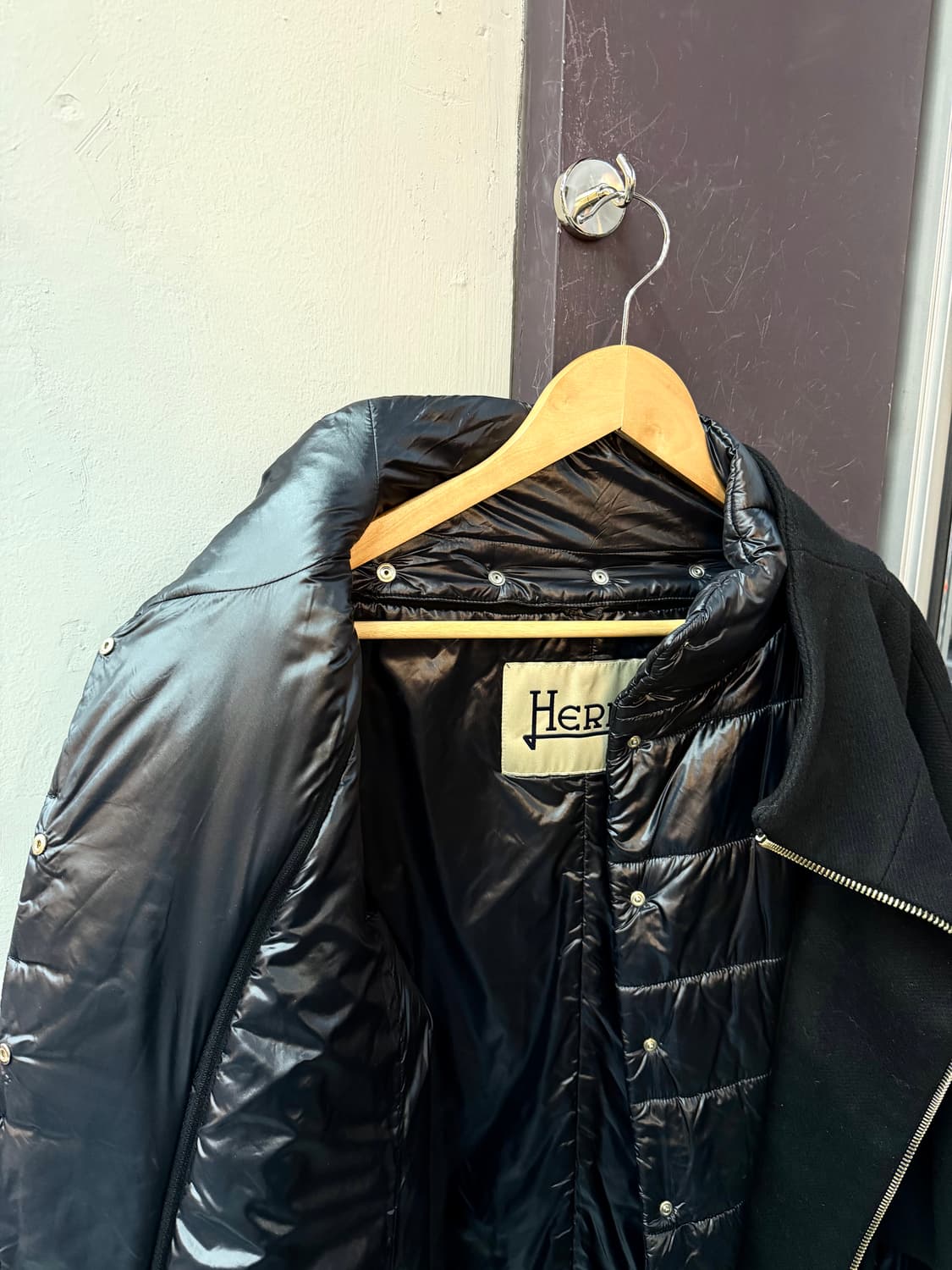 50/ 에르노 레이어 패딩코트 하이브리드 자켓 상품이미지5