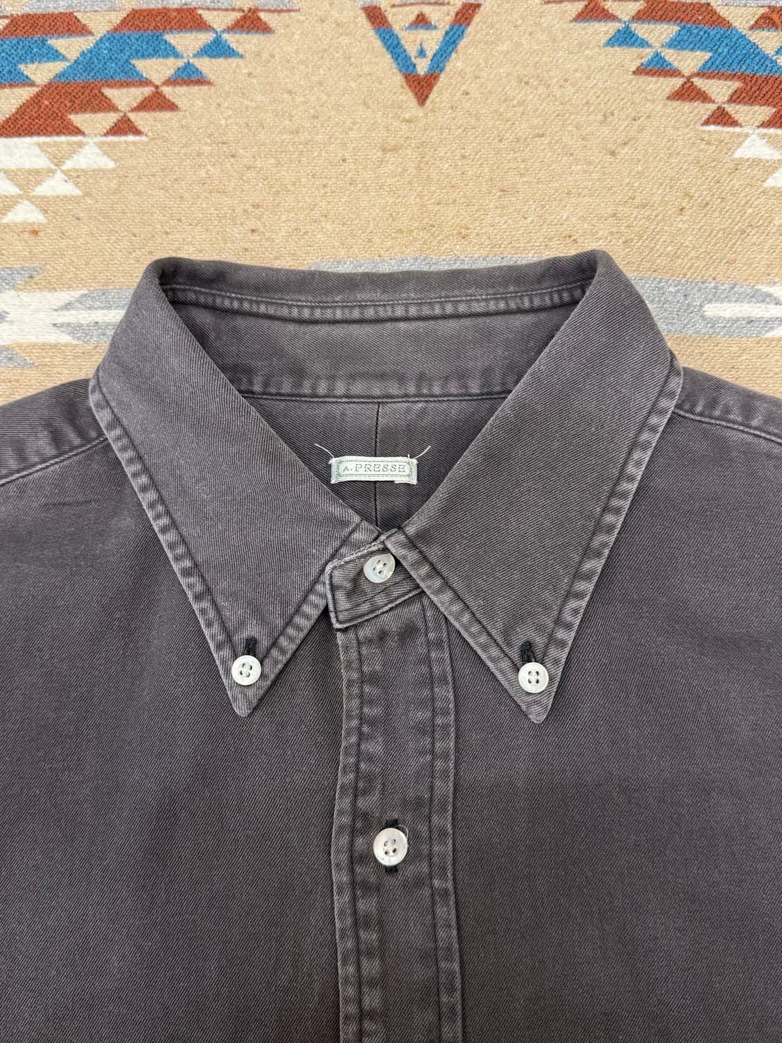 [3] 아프레쎄 BD 셔츠 블랙  상품이미지2