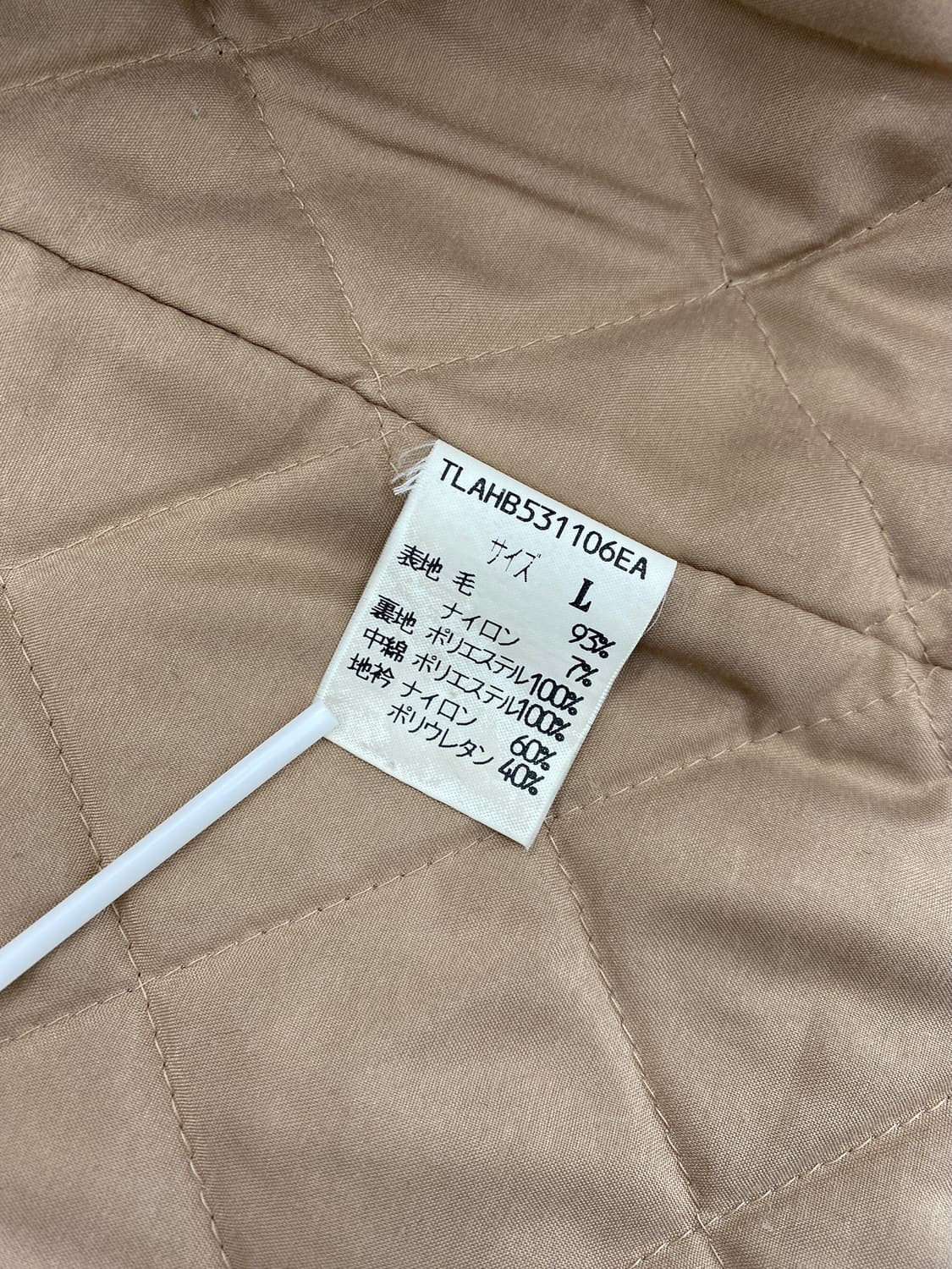 90's 뉴요커 울 카 코트 상품이미지9