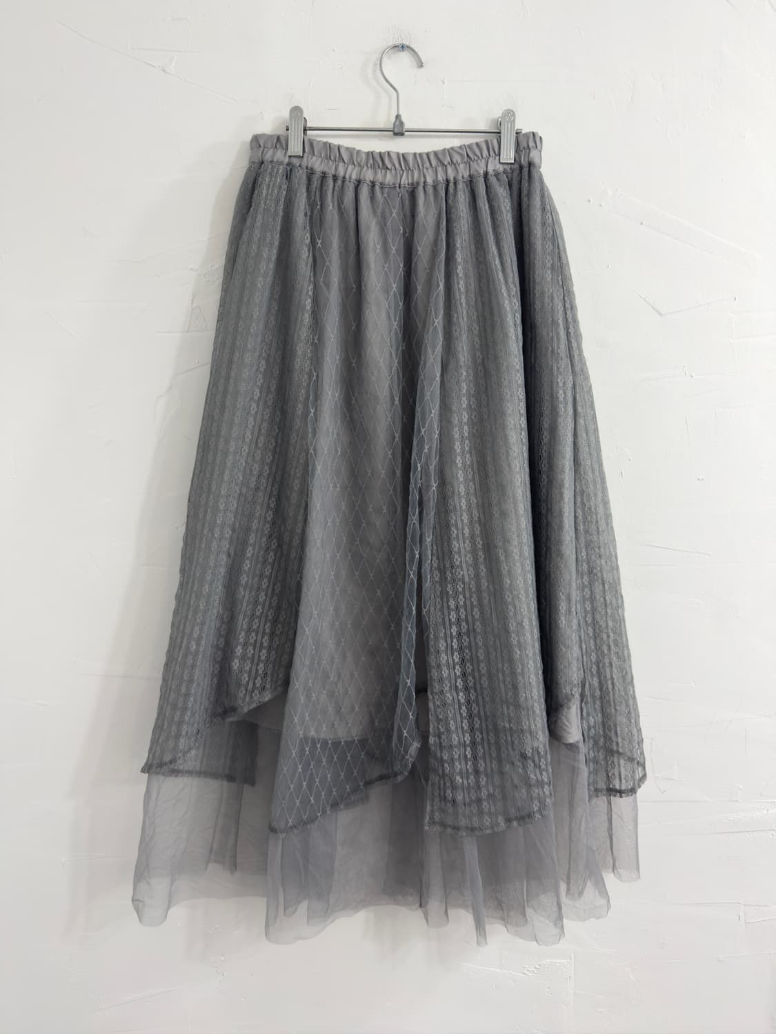 earth lace&sha long skirt 상품이미지5