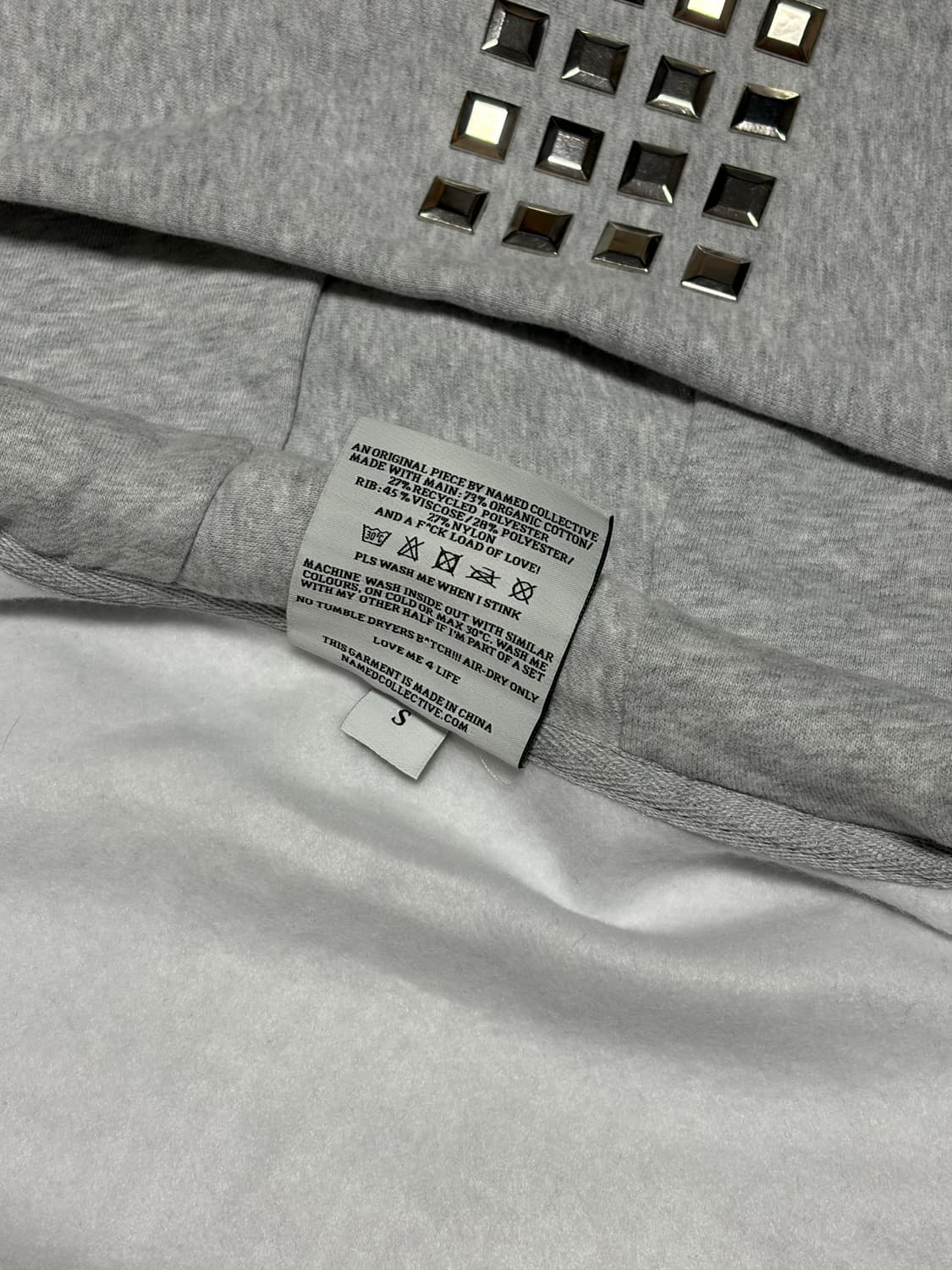 Namedcollective 퍼 베스트 스터드 후드집업 상품이미지9