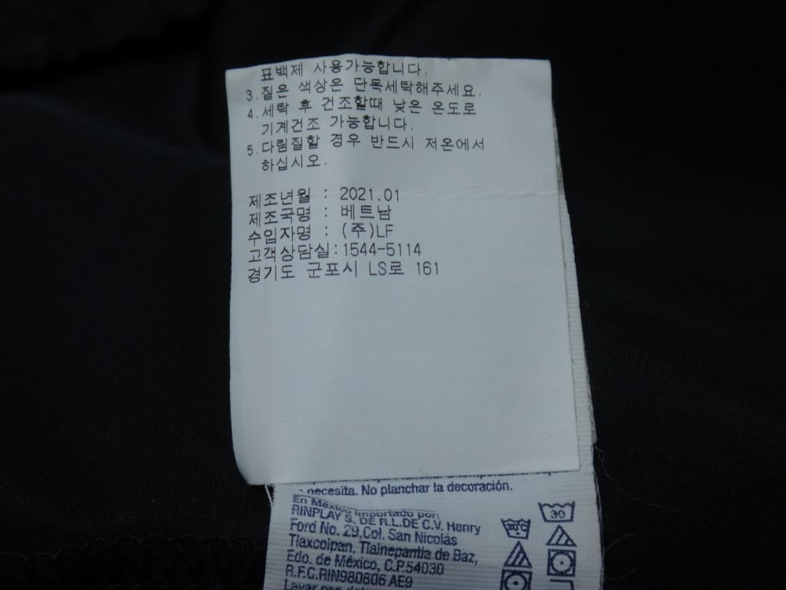 (M/95) 챔피온 남성 US 로고 패커블 아노락 블랙 상품이미지10