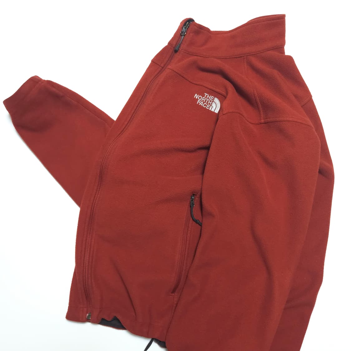 노스페이스 폴라 플리스 집업 자켓 브릭레드 상품이미지2