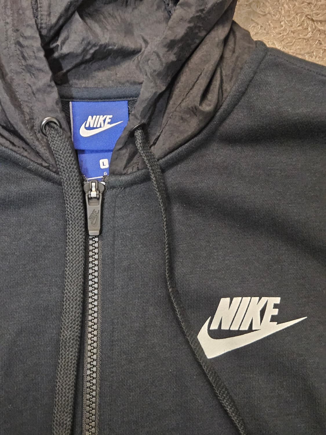 나이키 남성 블랙집업 상품이미지3