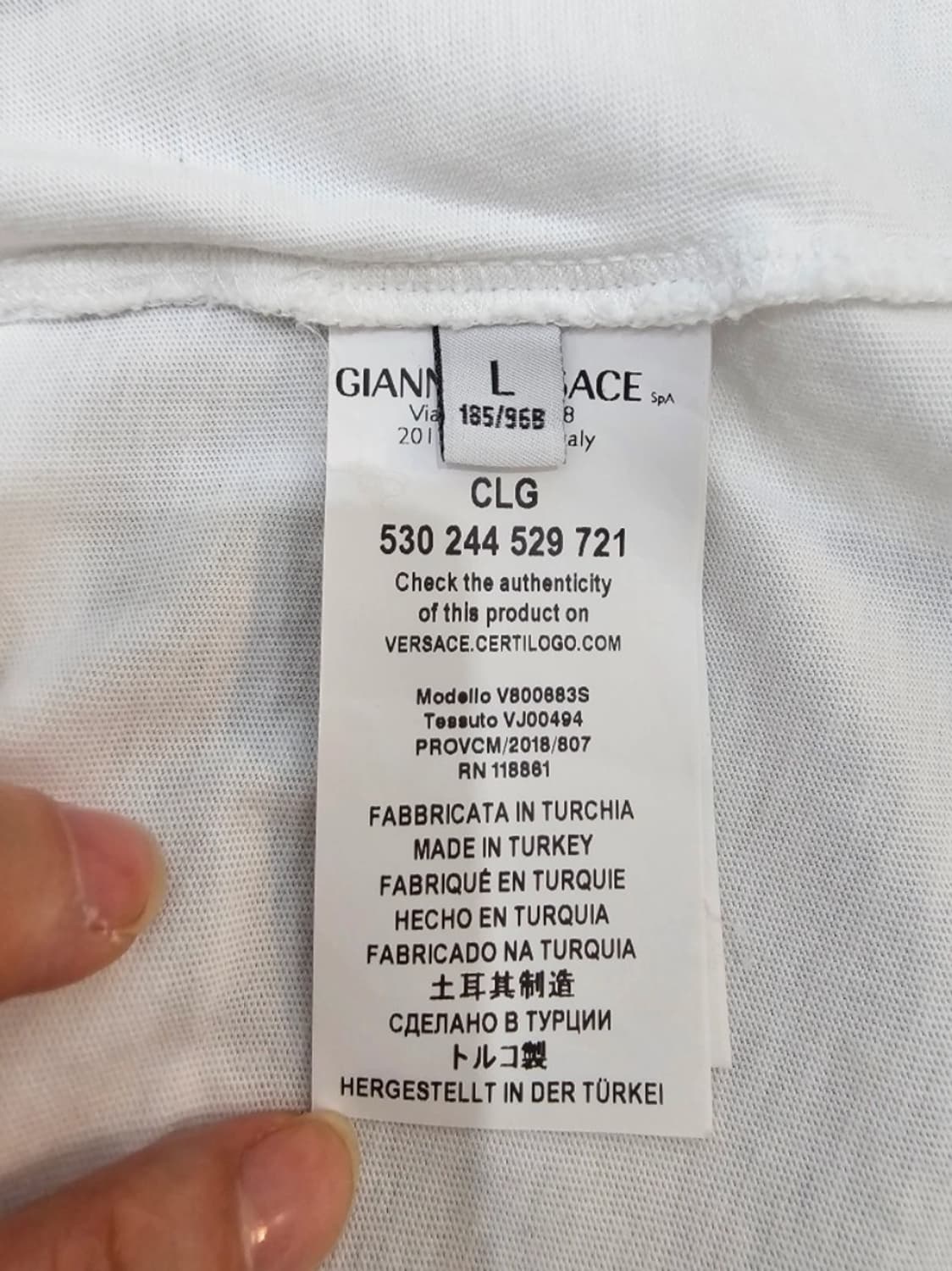 베르사체(VERSACE) 반팔 티셔츠 100 상품이미지7